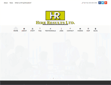 Tablet Screenshot of hireresults.ca